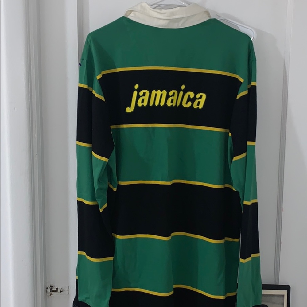 Puma track and field long sleeve polo